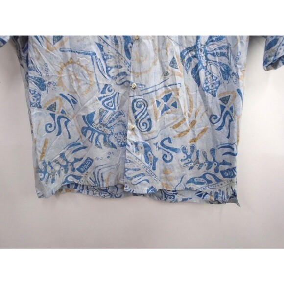 Go Barefoot A Hawaiian Tradition Cotton Shirt Made in USA Mens Size XL - Picture 5 of 8